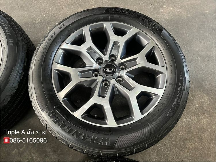✨ล้อแม็กพร้อมยาง✨Ford Everest Next-Gen ขอบ 20 เทาหน้าเงา💖สภาพสวย💖 รูปที่ 5