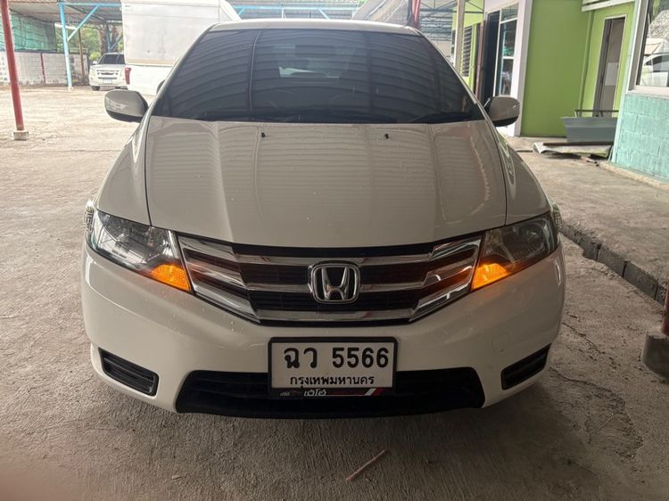 Honda City 2013 1.5 V CNG Sedan เบนซิน NGV เกียร์อัตโนมัติ ขาว รูปที่ 2