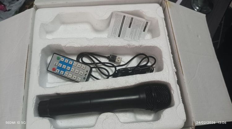 ใช้ครั้งเดียว AJ ลำโพงบลูทูธ รุ่น X-65  ลำโพงบลูทูธคาราโอเกะ 60 วัตต์เเท้ มีไฟ LED แถมไมค์ลอย อุปกรณ์ครบชุด  รูปที่ 2