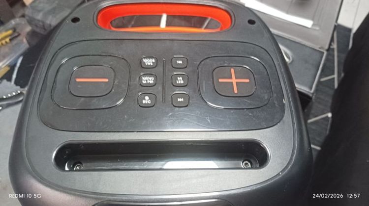 ใช้ครั้งเดียว AJ ลำโพงบลูทูธ รุ่น X-65  ลำโพงบลูทูธคาราโอเกะ 60 วัตต์เเท้ มีไฟ LED แถมไมค์ลอย อุปกรณ์ครบชุด  รูปที่ 5