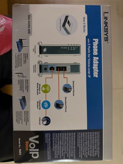 Linksys VOIP Phone adapter PAP 2 รูปที่ 2
