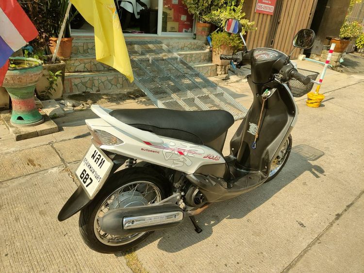 🛵ยังไงก็ขาย MIO ปี48(ขายตามสภาพ ไม่มีส่งฟรี) เครื่องดี สีสวย สตาร์ทมือ เล่มชุดโอนครบ+เปลี่ยนถ่ายน้ำมันเครื่องฟรี  รูปที่ 7