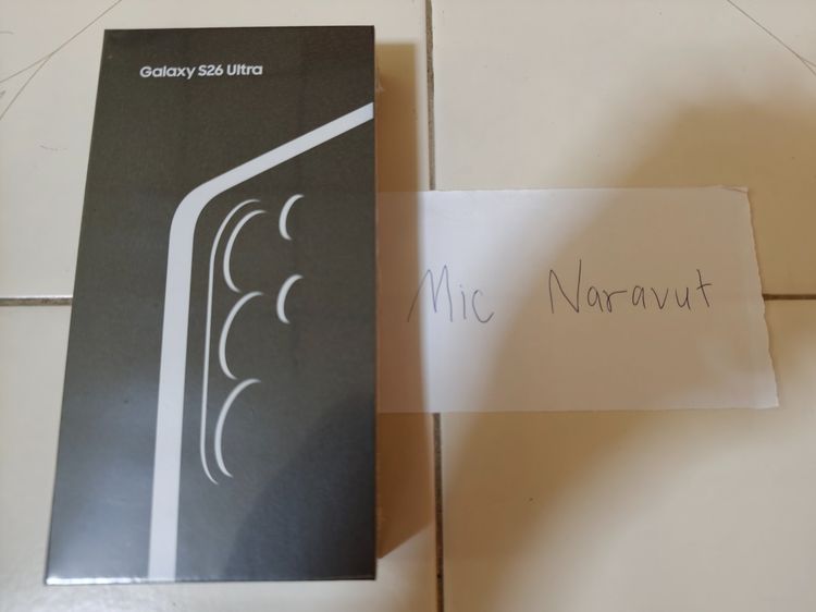 Samsung Galaxy S26 Ultra 512GB สีพิเศษ Silver Shadow ไม่แกะซีล