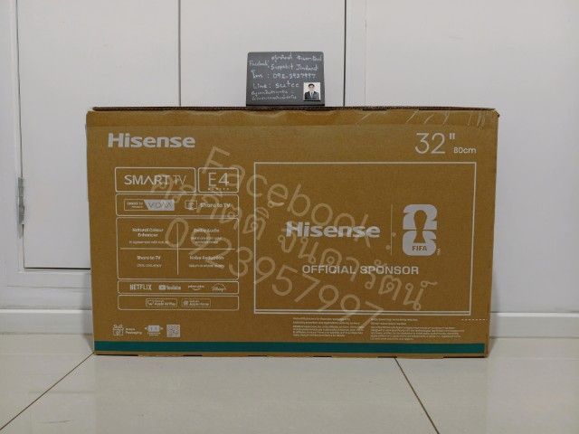 Hisense Smart TV 32 นิ้ว HD รุ่น 32E4Q ทีวี มือหนึ่ง ประกันศูนย์ไทย