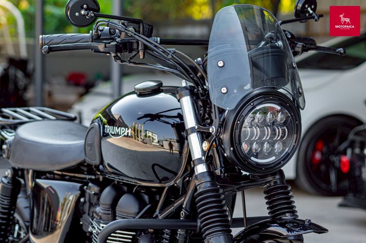 Triumph Thruxton900 Custom ปี2015 สีดำ วิ่งน้อย8,000Km.  รูปที่ 14