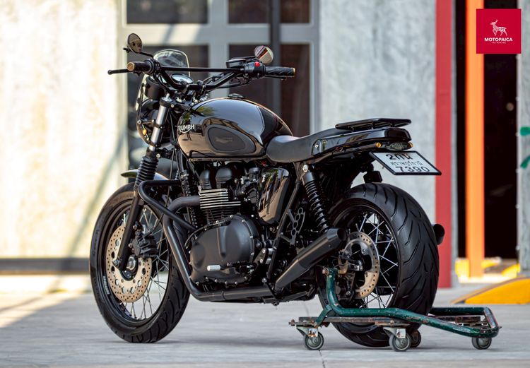 Triumph Thruxton900 Custom ปี2015 สีดำ วิ่งน้อย8,000Km.  รูปที่ 4