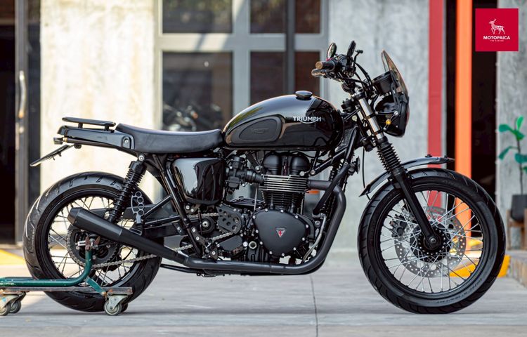 Triumph Thruxton900 Custom ปี2015 สีดำ วิ่งน้อย8,000Km.  รูปที่ 2