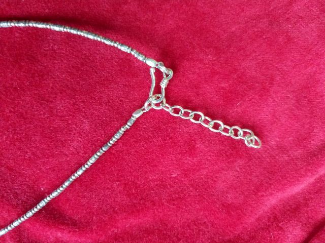 สร้อยเงินผสมหินธรรมชาติ รูปที่ 2