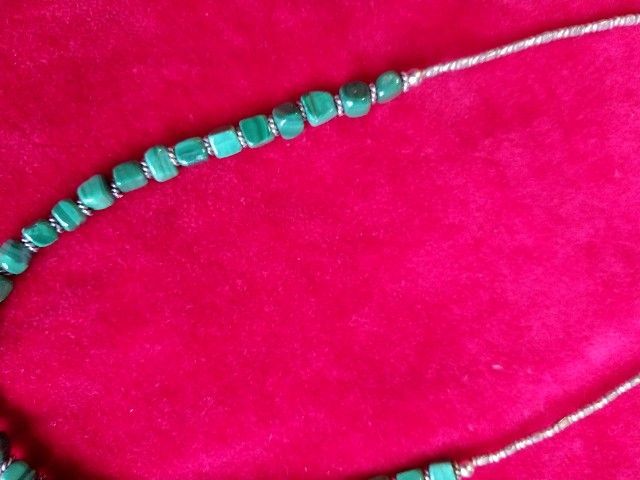 สร้อยเงินผสมหินธรรมชาติ รูปที่ 4