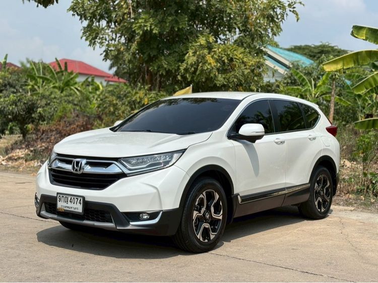 Honda CR-V 2019 2.4 EL 4WD Utility-car เบนซิน ไม่ติดแก๊ส เกียร์อัตโนมัติ ขาว รูปที่ 4