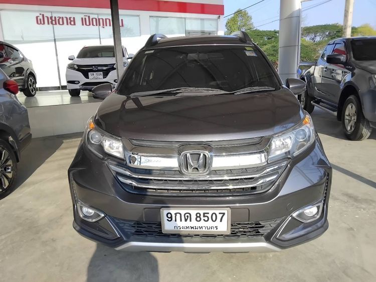 Honda BR-V 2019 1.5 SV Utility-car เบนซิน ไม่ติดแก๊ส เกียร์อัตโนมัติ เทา รูปที่ 2