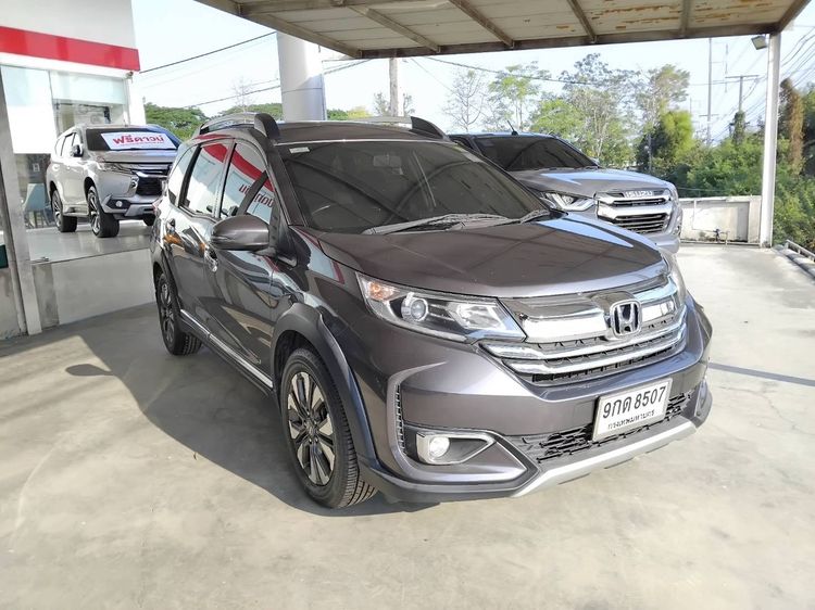 Honda BR-V 2019 1.5 SV Utility-car เบนซิน ไม่ติดแก๊ส เกียร์อัตโนมัติ เทา รูปที่ 3