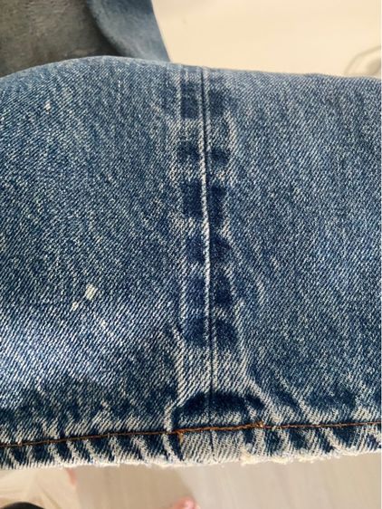 กางเกงยีนส์ Vintage Levis 501 ริมเเดง กระดุม 555 ปี 90s รูปที่ 10