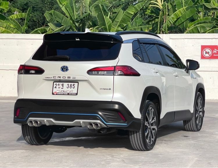 Toyota Corolla Cross 2021 1.8 Hybrid Premium Safety Utility-car ไฮบริด ไม่ติดแก๊ส เกียร์อัตโนมัติ ขาว รูปที่ 4
