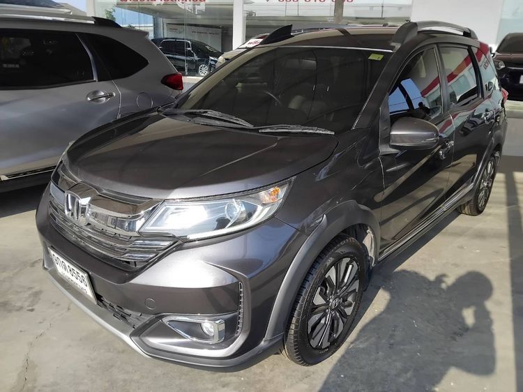 Honda BR-V 2019 1.5 SV Utility-car เบนซิน ไม่ติดแก๊ส เกียร์อัตโนมัติ เทา
