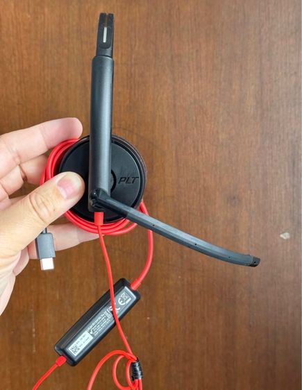 อื่นๆ POLY BLACKWIRE C3210 USB-C MONO USB HEADSET- หูฟังครอบหัวพร้อมไมโครโฟนแบบ Mono รองรับ USB-C