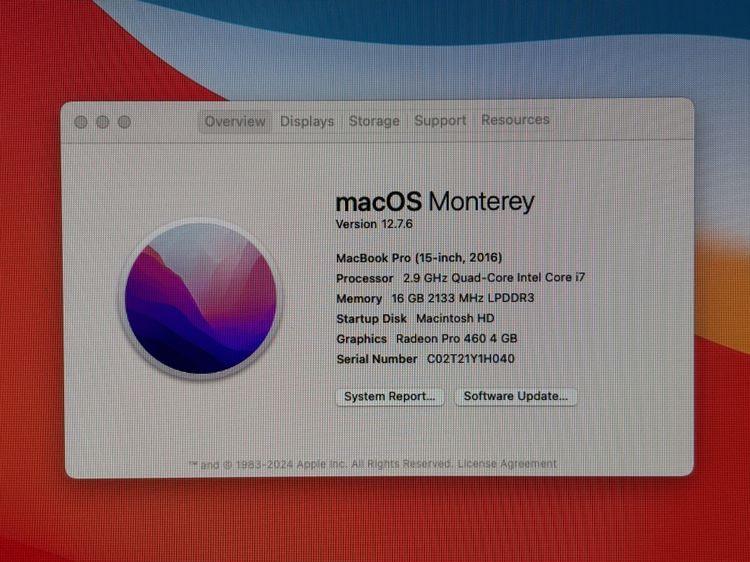 MacBook Pro 15" 2016 + Thunderbolt Display 27นิ้ว รูปที่ 3