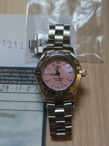 นาฬิกาTAG Heuer Aquaracer Lady -หน้าปัดมุกสีชมพู สภาพ95เปอร์เซนต์- ต่อรองได้ค่ะ รูปที่ 2