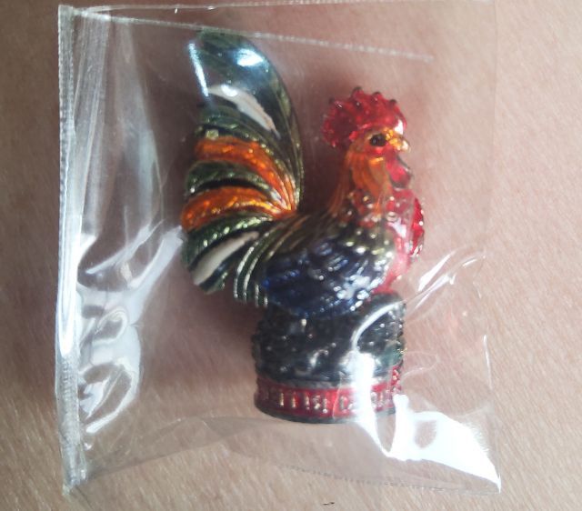 ไก่เนื้อกะไหล่เงิน รุ่นรวยๆเฮงๆหลวงพ่อรวยวัดตะโกปี2560 รูปที่ 3