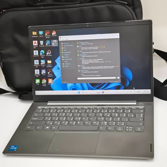 Lenovo ThinkBook 14 G2 ITL i5-1135G7 RAM 16GB SSD 1TB + 256GB การ์ดจอ NVIDIA MX450 พร้อมกระเป๋า รูปที่ 4