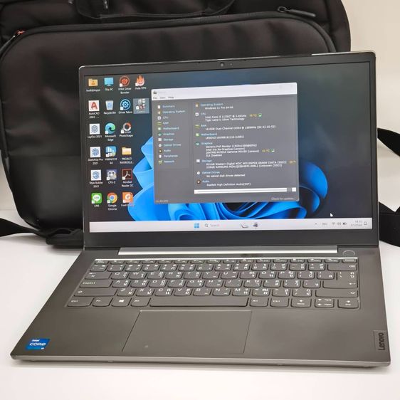 Lenovo ThinkBook 14 G2 ITL i5-1135G7 RAM 16GB SSD 1TB + 256GB การ์ดจอ NVIDIA MX450 พร้อมกระเป๋า รูปที่ 3