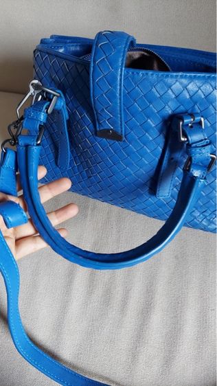 กระเป๋า bottega veneta หนังสานสีน้ำเงิน รูปที่ 13