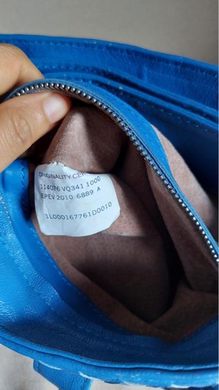 กระเป๋า bottega veneta หนังสานสีน้ำเงิน รูปที่ 16