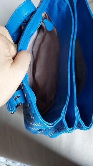 กระเป๋า bottega veneta หนังสานสีน้ำเงิน รูปที่ 8