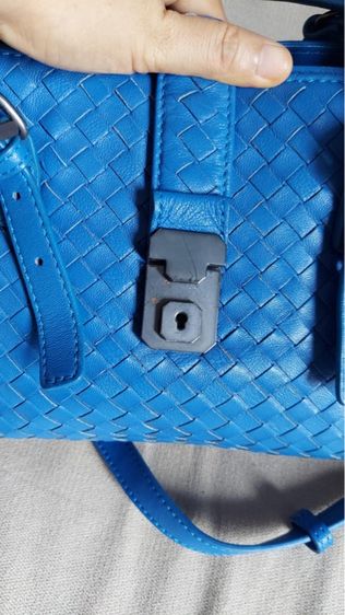 กระเป๋า bottega veneta หนังสานสีน้ำเงิน รูปที่ 12