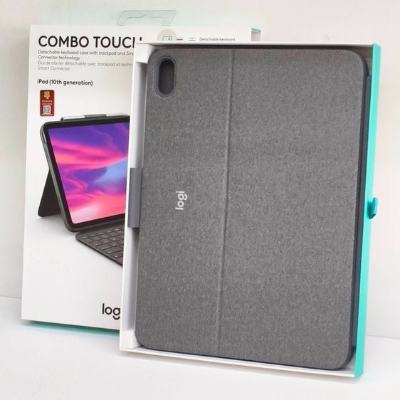 Logitech Combo Touch iPad 10th Gen คีย์บอร์ดเคสพร้อม Trackpad Smart Connector สภาพสวย ครบกล่อง รูปที่ 4