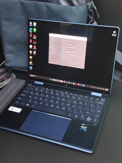 HP Spectre x360 14 i7 Gen13 RAM 16GB  SSD 1TB  จอ 3K ทัชสกรีน พับได้ 360° เครื่องบางเบาพรีเมียม รูปที่ 5