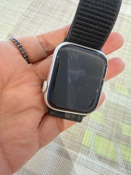 Apple Watch Series 7 ขนาด 45mm หน้าจอมีรอยขนแมว รูปที่ 2