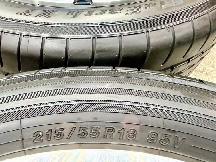ล้อแม็ก TOYOTA YARIS CROSS ขอบ 18” ป้ายแดง ยาง YOKOHAMA 215-55R18 ปี 25 ตุ่มหน้ายางยังอยู่ครบ รูปที่ 12