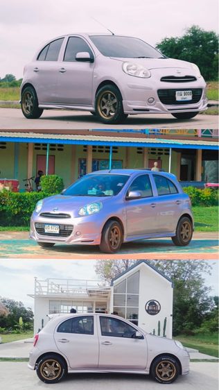 รถ Nissan March 1.2 E สี เทา