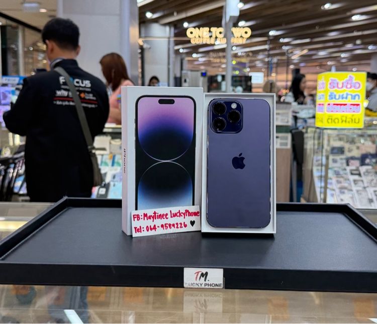 128 GB iPhone 14 Promax 128GB สีม่วง แบต84