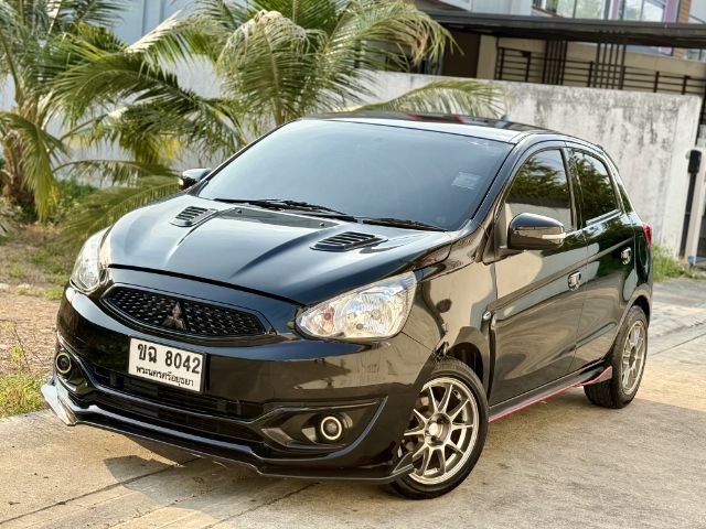 รถ Mitsubishi Mirage 1.2 GLX สี ดำ