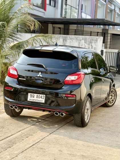Mitsubishi Mirage 2017 1.2 GLX Sedan เบนซิน ไม่ติดแก๊ส เกียร์ธรรมดา ดำ รูปที่ 3