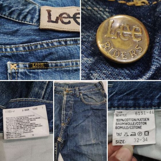 ยีนส์ Lee วินเทจ80''s👖🇺🇲 รูปที่ 15