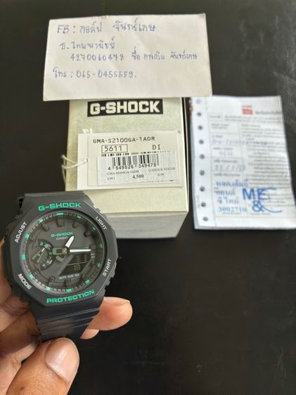 ดำ นาฬิกา G-shock gma-s2100ga