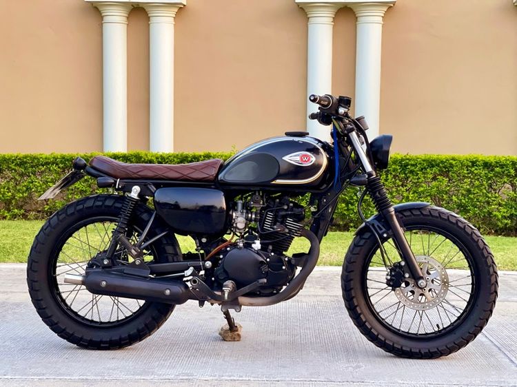 ขาย Kawasaki W175 177Cc. ปี2018 รถซื้อตั้งแต่มือ1 ชื่อในเล่มคนเดียว รถบ้านใช้เองครับ เครื่องดีสมบูรณ์นานๆขับที ภาษี68 รูปที่ 8