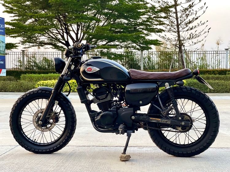ขาย Kawasaki W175 177Cc. ปี2018 รถซื้อตั้งแต่มือ1 ชื่อในเล่มคนเดียว รถบ้านใช้เองครับ เครื่องดีสมบูรณ์นานๆขับที ภาษี68 รูปที่ 4