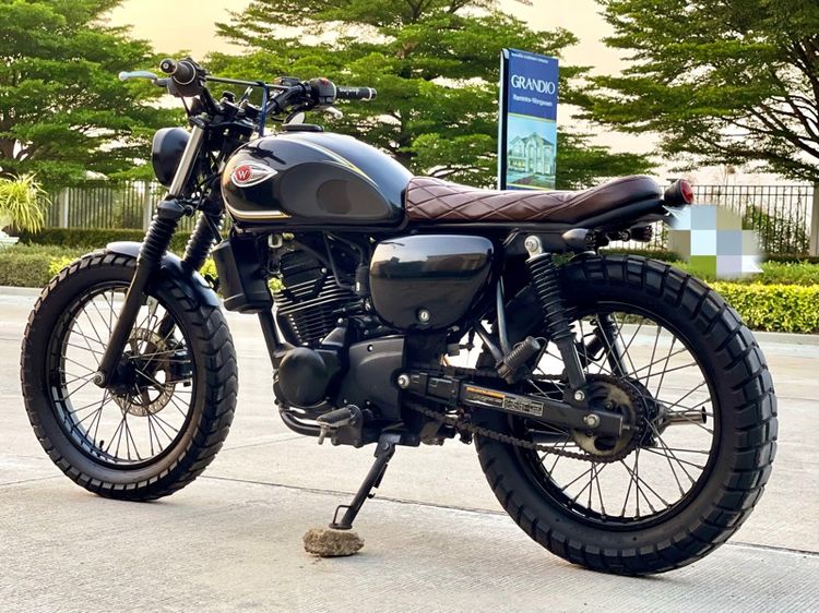 ขาย Kawasaki W175 177Cc. ปี2018 รถซื้อตั้งแต่มือ1 ชื่อในเล่มคนเดียว รถบ้านใช้เองครับ เครื่องดีสมบูรณ์นานๆขับที ภาษี68 รูปที่ 5