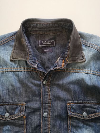 เสื้อยีนส์​ผู้ชาย​แบรนด์​ ZARA​ มือ​ 2 รูปที่ 12