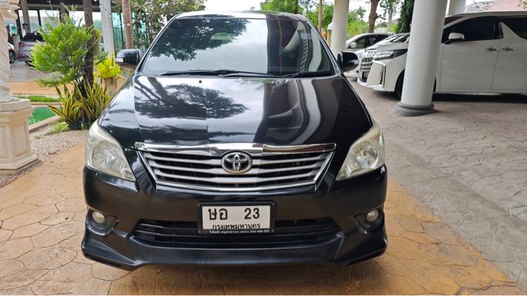 Toyota Innova 2013 2.0 V Utility-car เบนซิน LPG เกียร์อัตโนมัติ ดำ รูปที่ 3