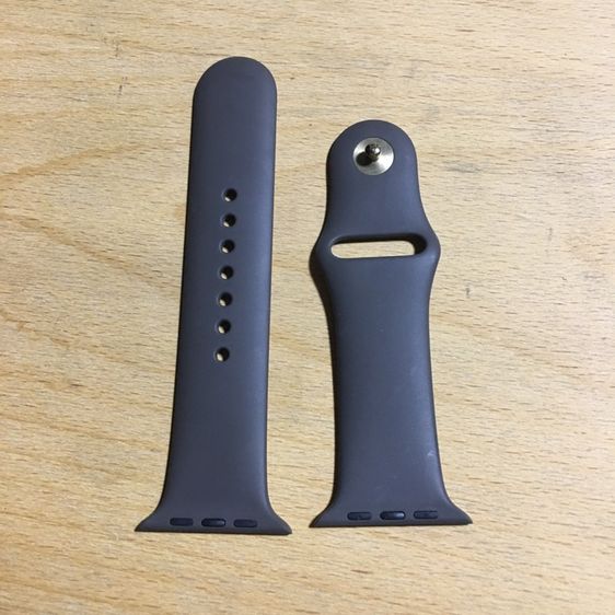 สายนาฬิกา Apple Watch สีเทาดำ สีนำ้ตาลเข้ม มือสอง สภาพดีมาก ของแท้ ศูนย์  Size SและM ขนาด 42 44 45 ใส่ด้วยกัน