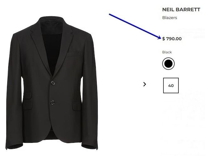 NEIL BARRETT สีเข้ม แบรนด์หรู รูปที่ 15