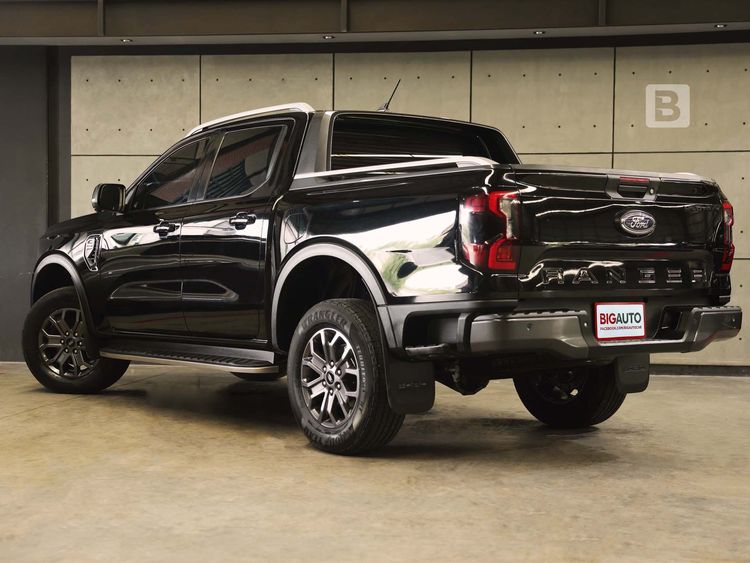 Ford Ranger 2023 2.0 Hi-Rider Wildtrak Pickup ดีเซล ไม่ติดแก๊ส เกียร์อัตโนมัติ ดำ รูปที่ 4