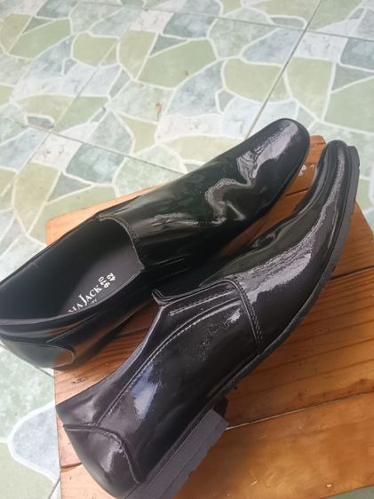 ดำ หนังแท้ รองเท้าหนังแบบทางการ UK 8 | EU 42 | US 8.5 อื่นๆ รองเท้าคุทชูหัวแหลมหนังวัวแท้ PAMAJACK