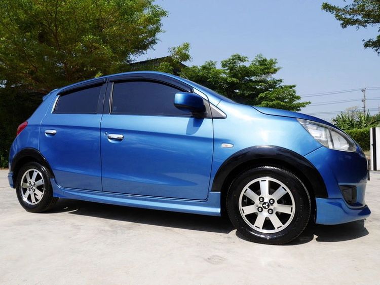 Mitsubishi Mirage 2013 1.2 GLS Sedan เบนซิน ไม่ติดแก๊ส เกียร์อัตโนมัติ ฟ้า รูปที่ 2