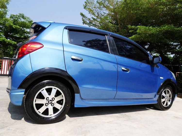 Mitsubishi Mirage 2013 1.2 GLS Sedan เบนซิน ไม่ติดแก๊ส เกียร์อัตโนมัติ ฟ้า รูปที่ 4